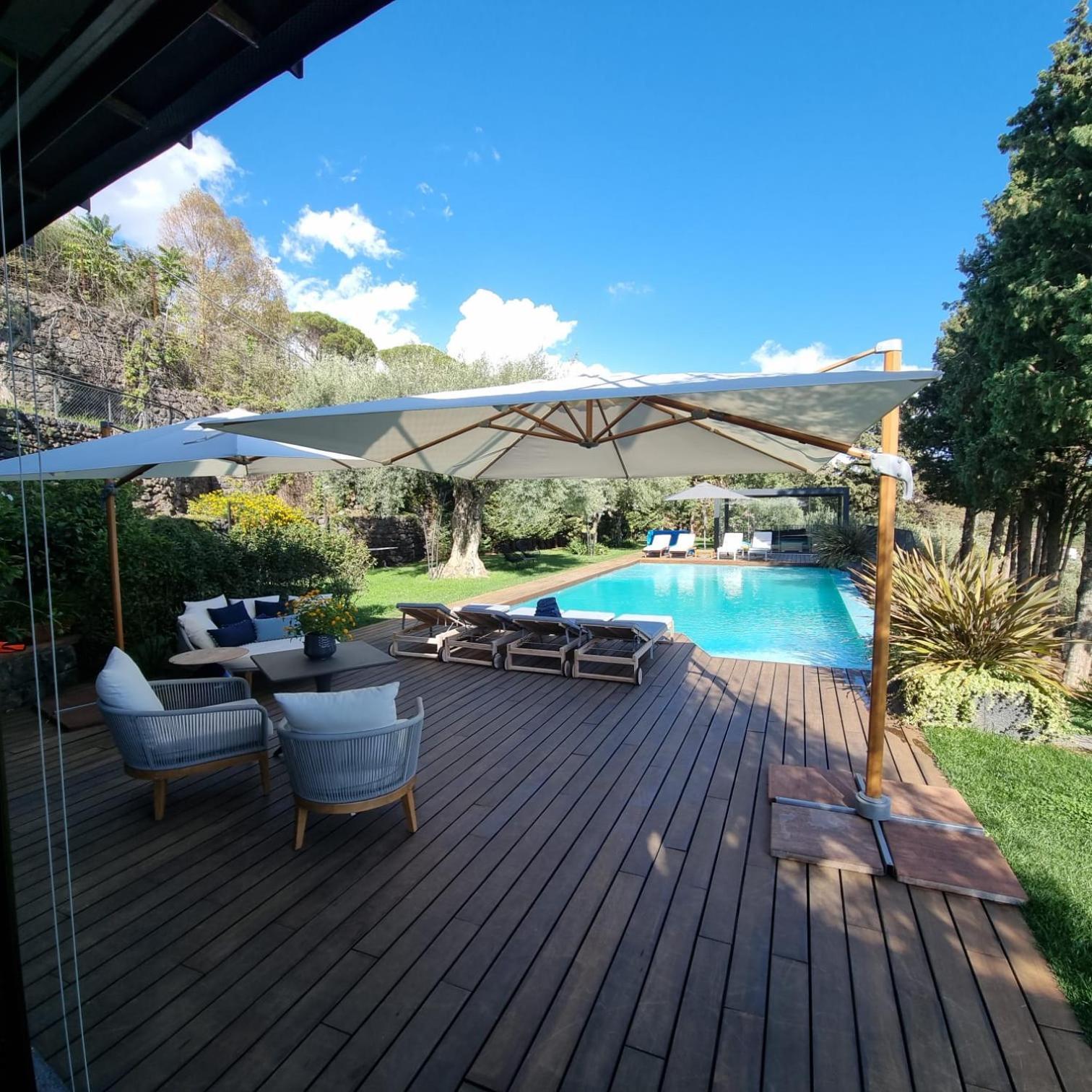 Scialaj Villa Di Lusso Sull'Etna Con Piscina E Vista Mare Ragalna Exterior foto