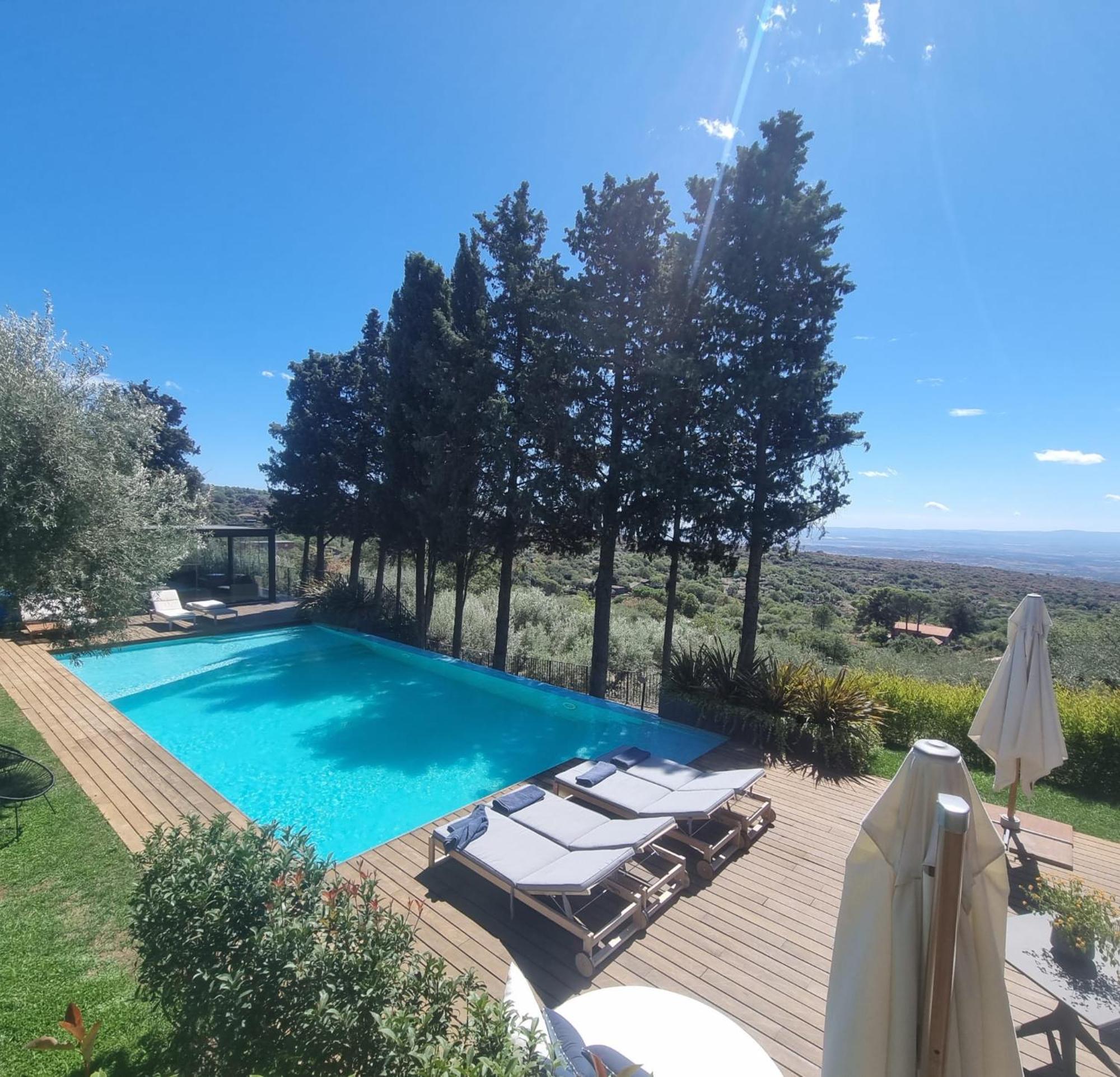 Scialaj Villa Di Lusso Sull'Etna Con Piscina E Vista Mare Ragalna Exterior foto